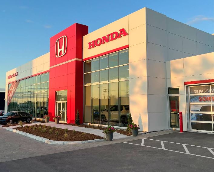 Agrandissement du concessionnaire Lallier Honda